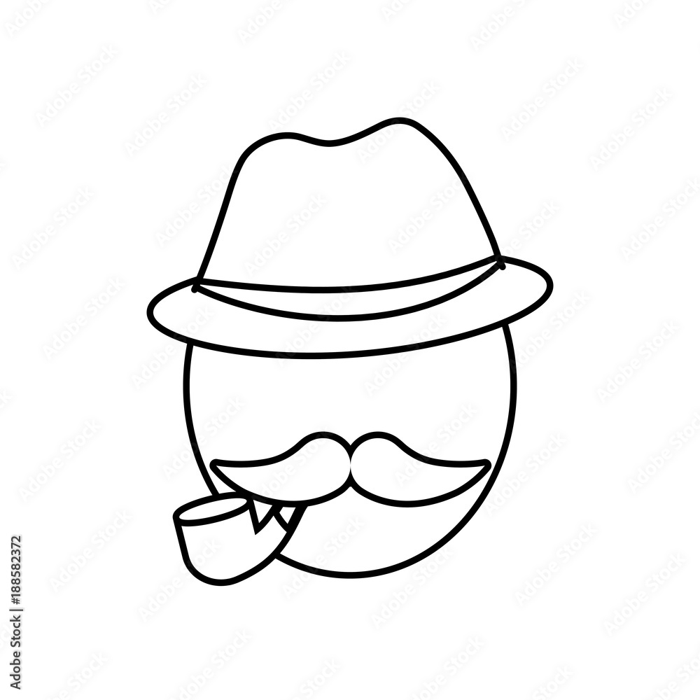 man with mustache icon man with mustache icon