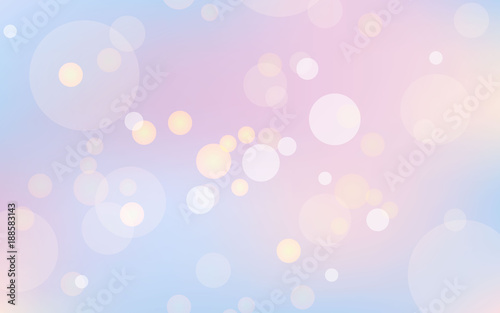 summer abstract blurred dream background with bokeh effect. Spring, nature, overcast. Vector EPS 10 illustration.