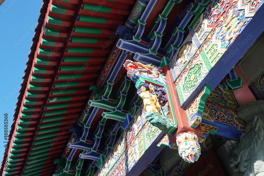 Obraz premium Tian Tan Kloster Tempel in Lantau in Hong Kong in China 