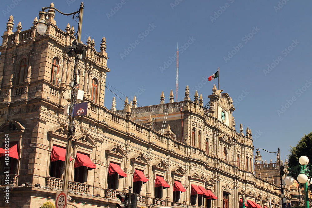 Government palace (city Hall) of Puebla in Mexico 