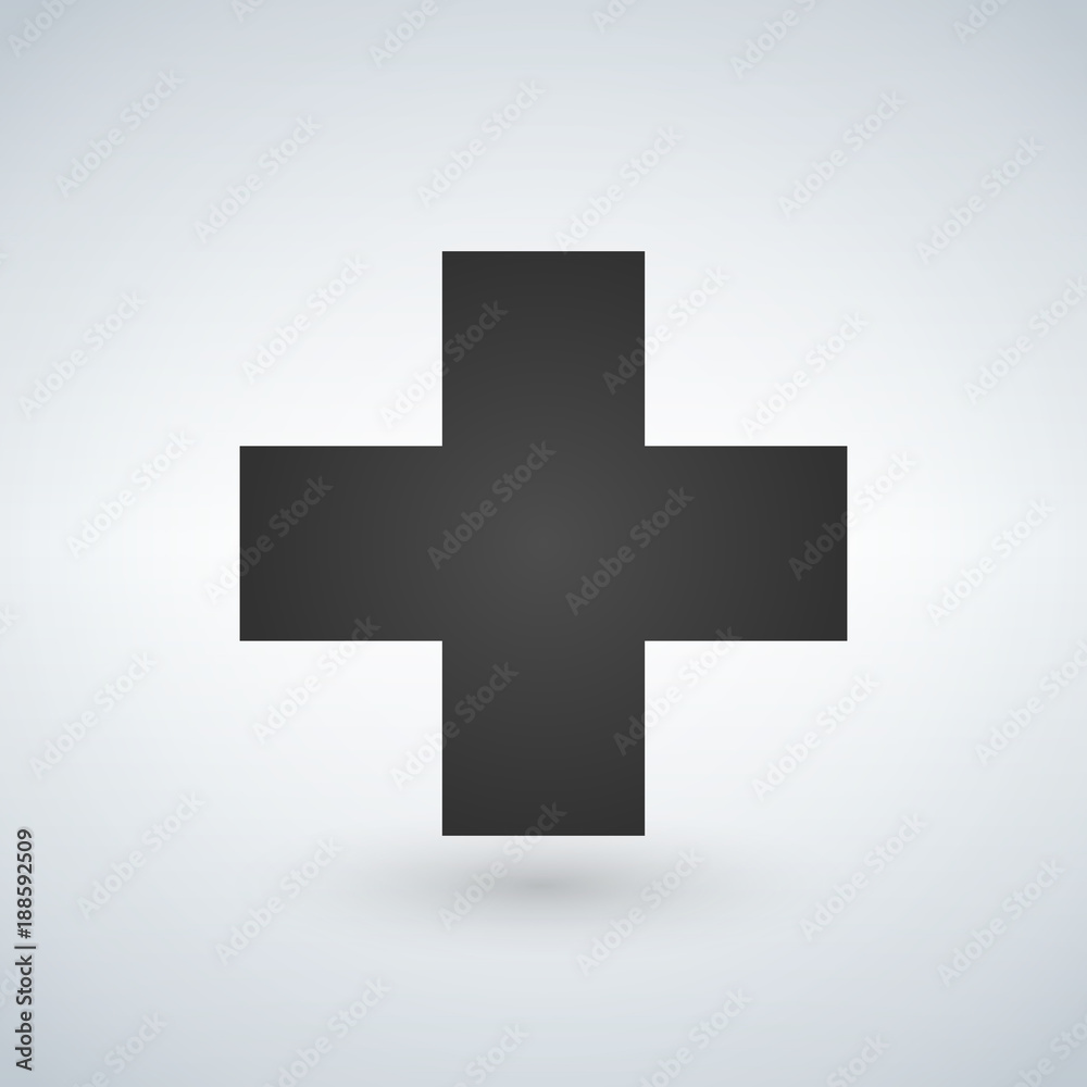 Cross Medicical or christian Logo Concept, vector illustration isolated on white background Cross Medicical or christian Logo Concept, vector illustration isolated on white background