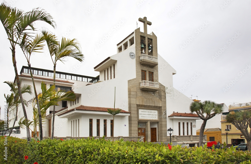 Church of St. Rita In Punta Brava. Tenerife. Canary Islands. Spain
