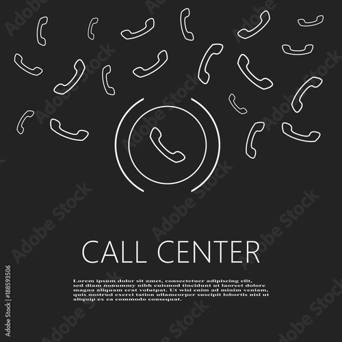 CALL CENTER FLAT DESIGN