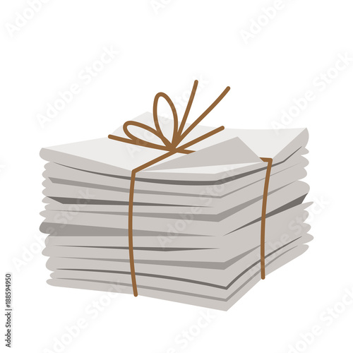 Pile of fresh newspapers