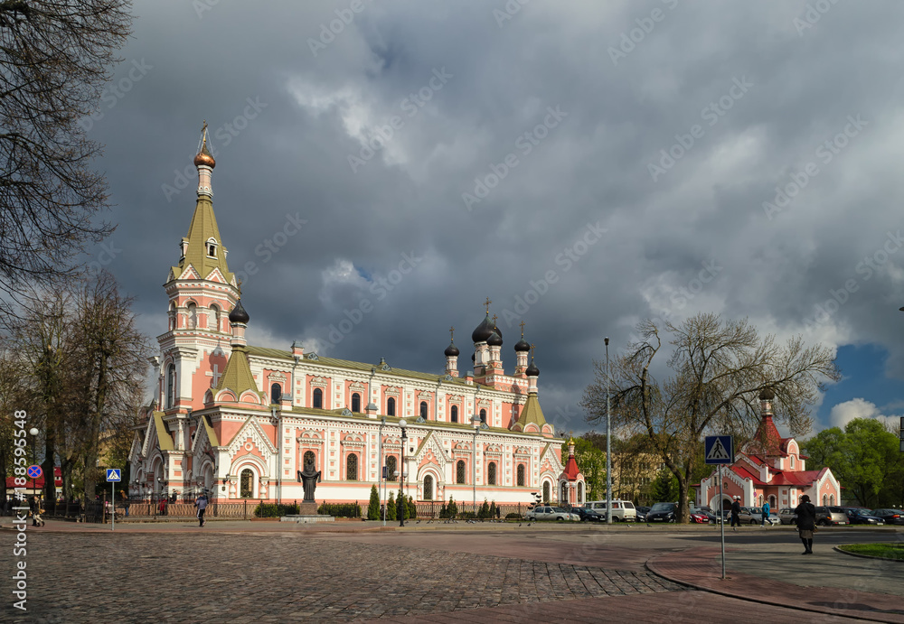 Obraz premium Svyato-Pokrovsky Cathedral. Grodno. Belarus