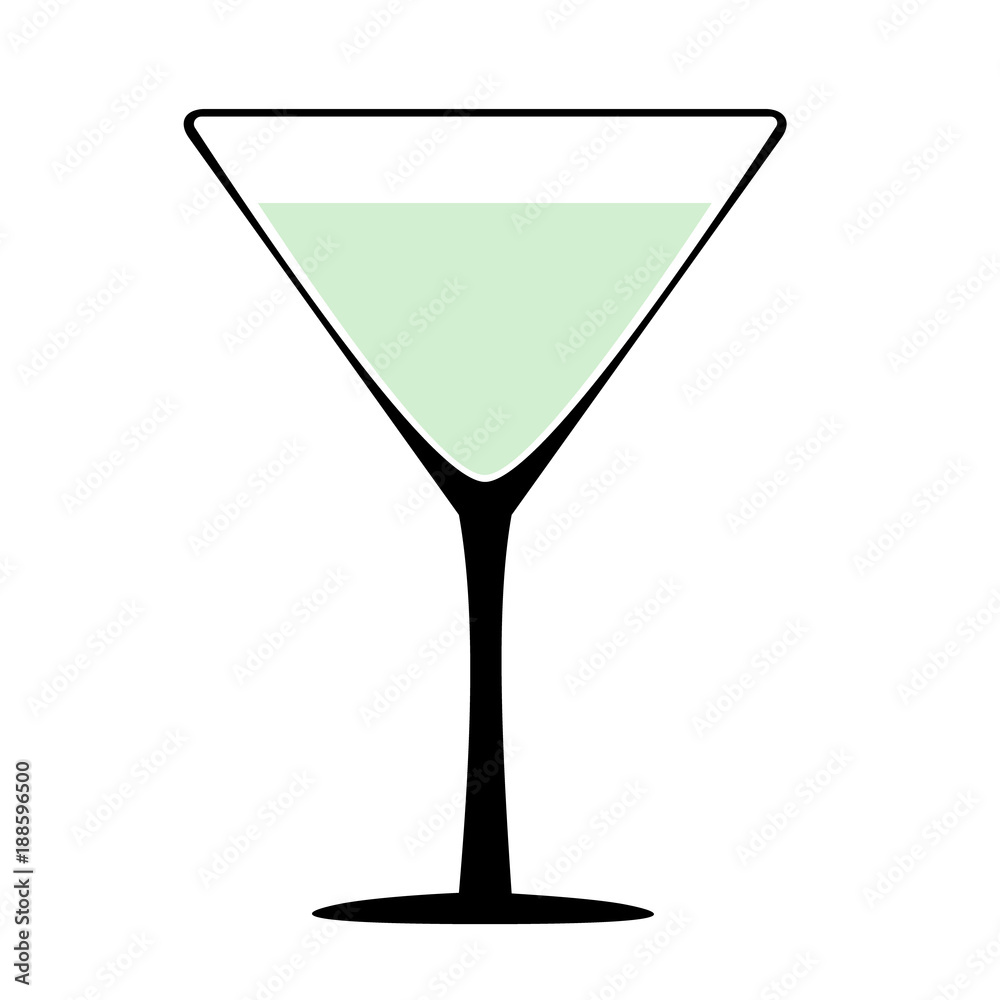 Vine-glass silhouette of goblets with wine or drinks isolated on white background. Alkohol martini vector illustration. Vine-glass silhouette of goblets with wine or drinks isolated on white background. Alkohol martini vector illustration.