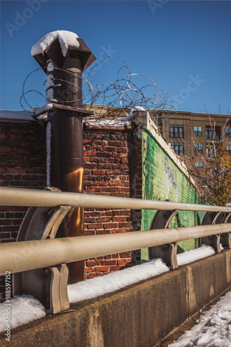 Urban Pipe in the Snow