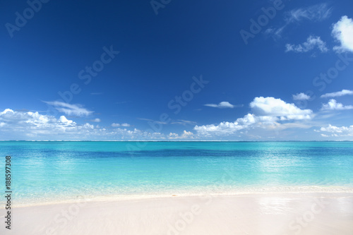 Fototapeta Naklejka Na Ścianę i Meble -  Perfect beach, Caribbean sea