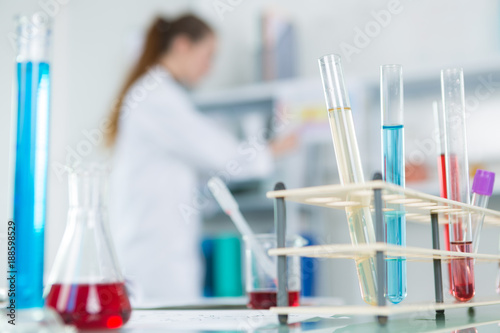 pipettes and tubes photo