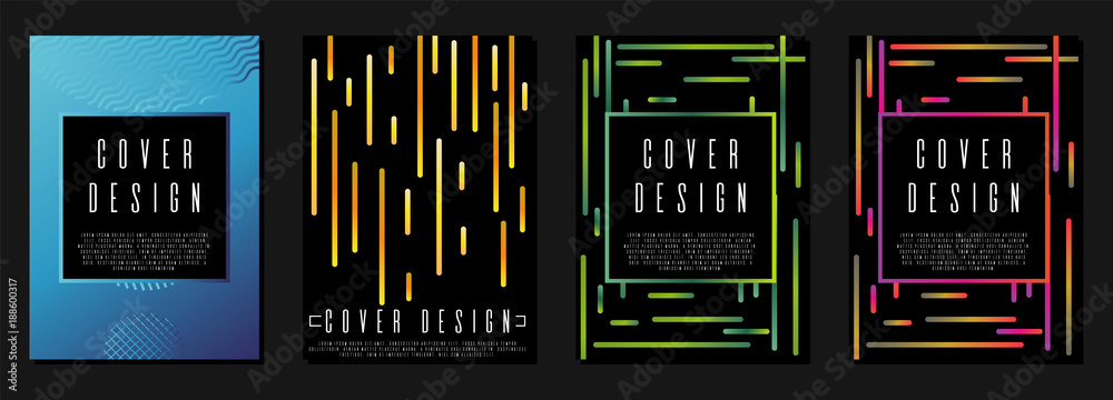 Naklejka premium Modern cover design.