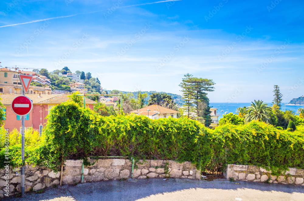 Beautiful coast of french riviera, France Beautiful coast of french riviera, France