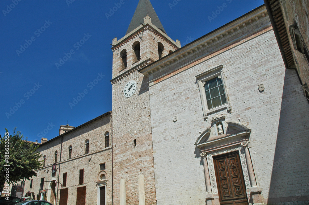 Spello, Umbria - la chiesa di Santa Maria Maggiore