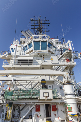 View of the ship's captain'...