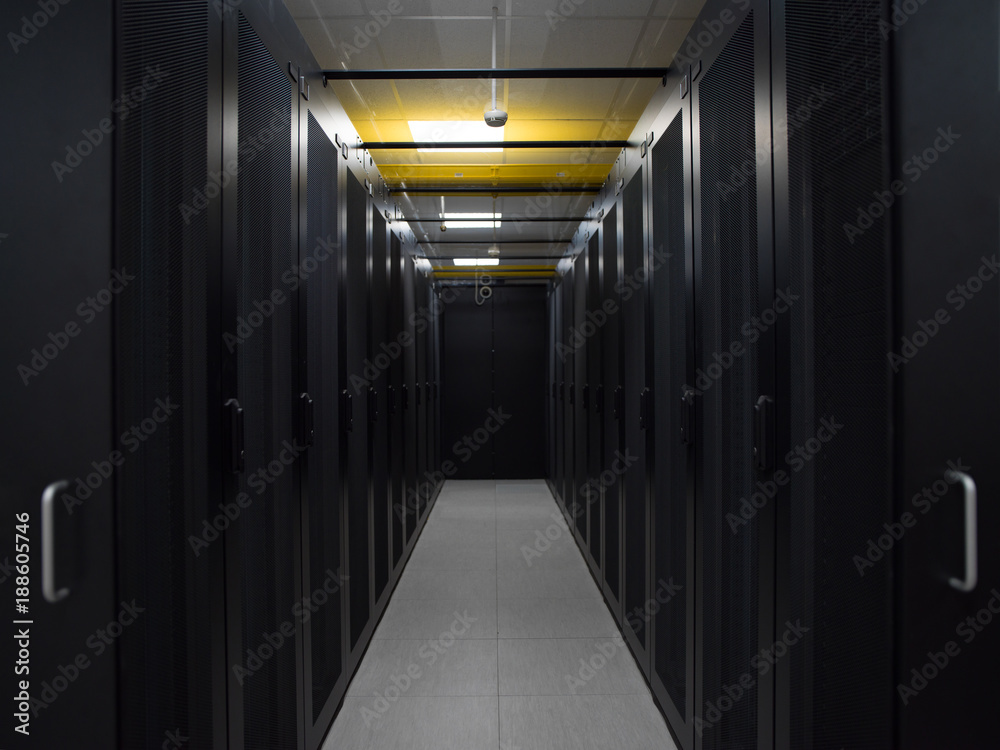modern server room