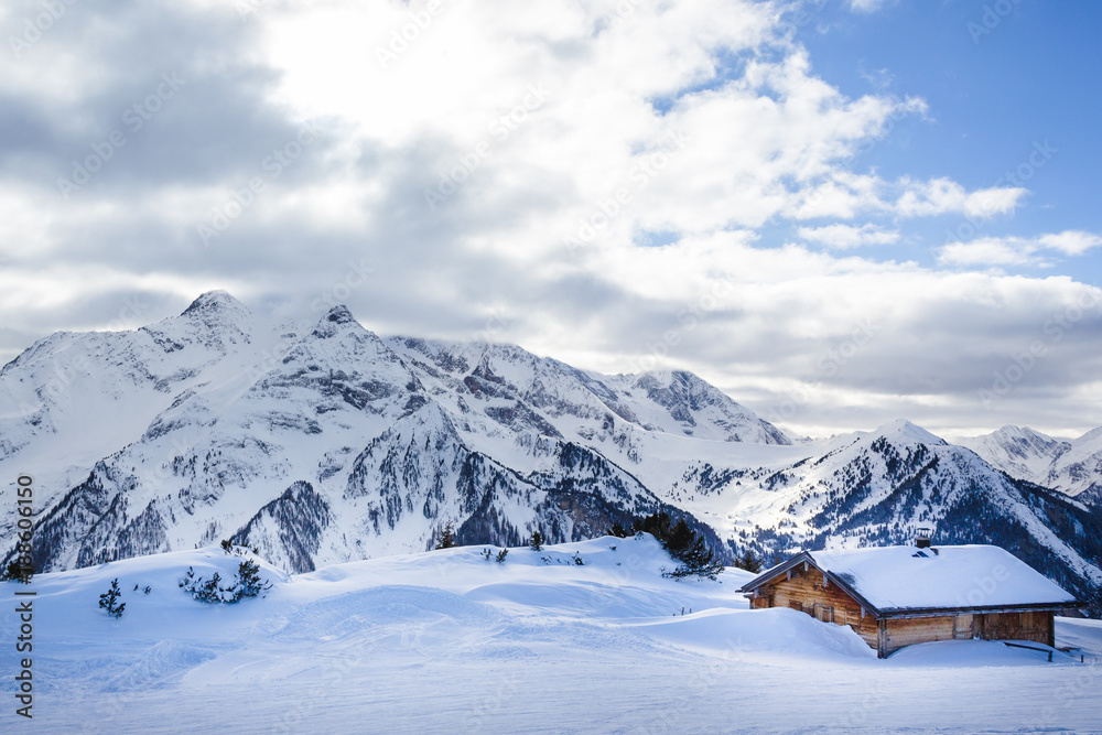 Zilltertaler Alpen im Winter 