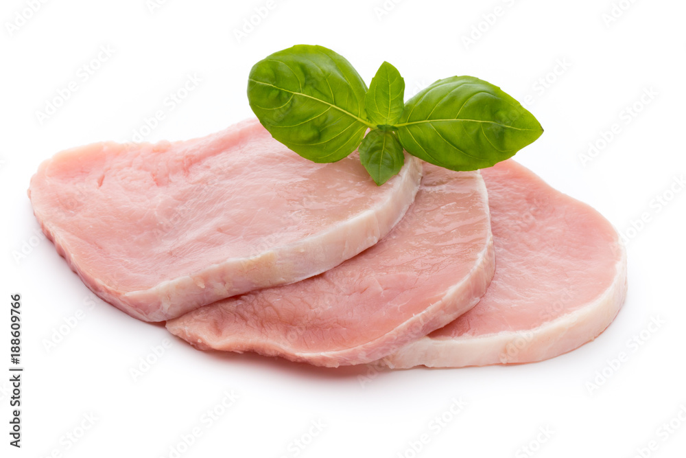 Fresh raw beef steak isolated on white background, top view. Fresh raw beef steak isolated on white background, top view.