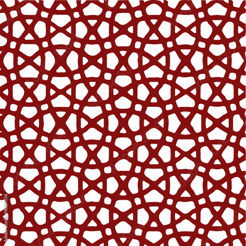 Mosaic style abstract arabic