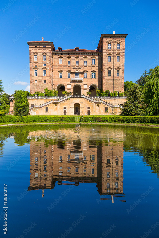 Obraz premium Ducal Aglie' castle in Piedmont, Italy.