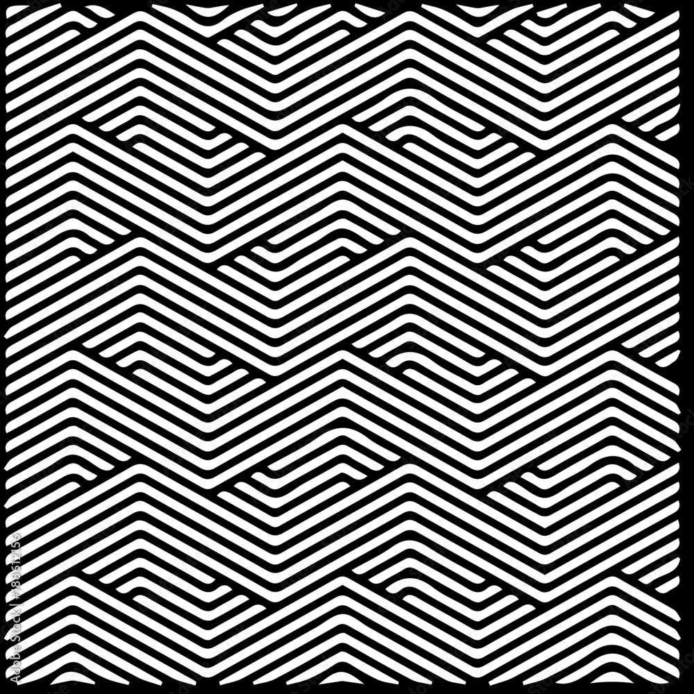 Abstract illustration line black