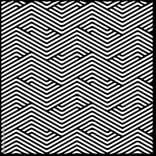 Abstract illustration line black