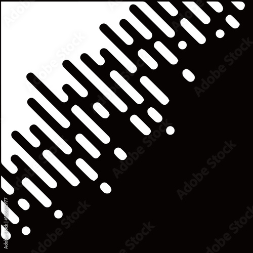 Illustration point black and white