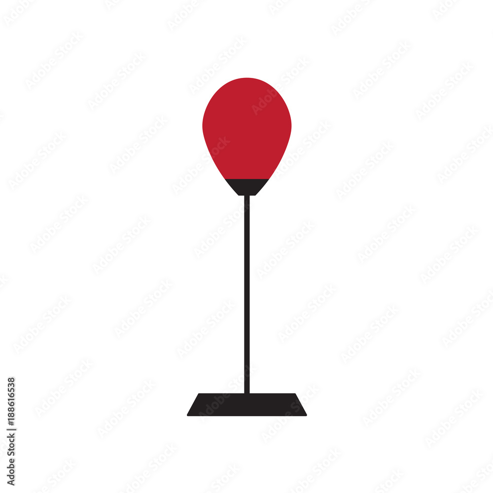 boxing punching bag icon- vector illustration boxing punching bag icon- vector illustration