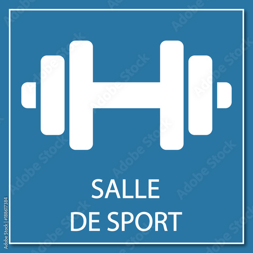 Logo salle de sport.