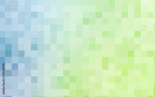 Light Blue, Green vector Polygon Abstract Background. Polygonal Geometric rectangle.