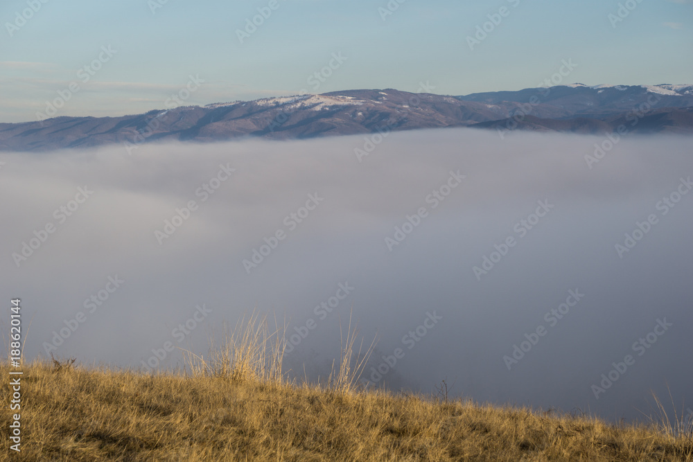 The sun always shines above the fog and clouds The sun always shines above the fog and clouds
