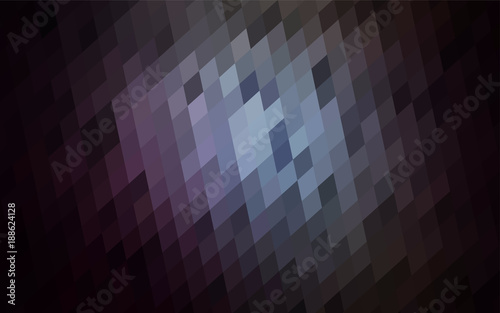 Dark BLUE vector Lowpoly Background with copy-space. Used opacity mask.