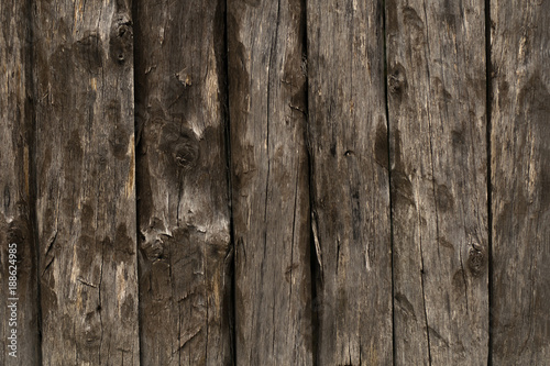 Texture of the old fence of wooden planks background