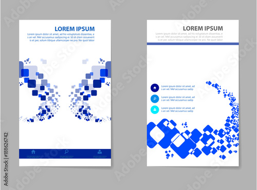 Mega pack Brochure design template flyer set, abstract business flyer size A4 template, creative cover, trend brochure set