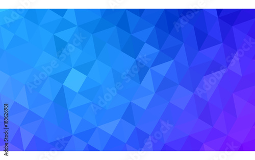 Light Pink, Blue vector Lowpoly Background with copy-space. Used opacity mask.