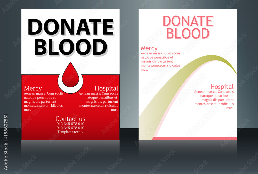 Health Care and Medical Poster Brochure Flyer design Layout vector template in A4 size Health Care and Medical Poster Brochure Flyer design Layout vector template in A4 size