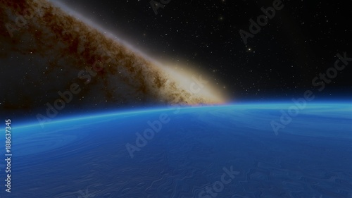 Extrasolar Kepler Planet Surface Blue Gas Giant 2 1