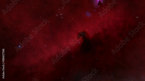 Horsehead Nebula Red Space Dust