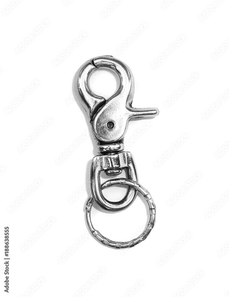 key chain isolated on white background.