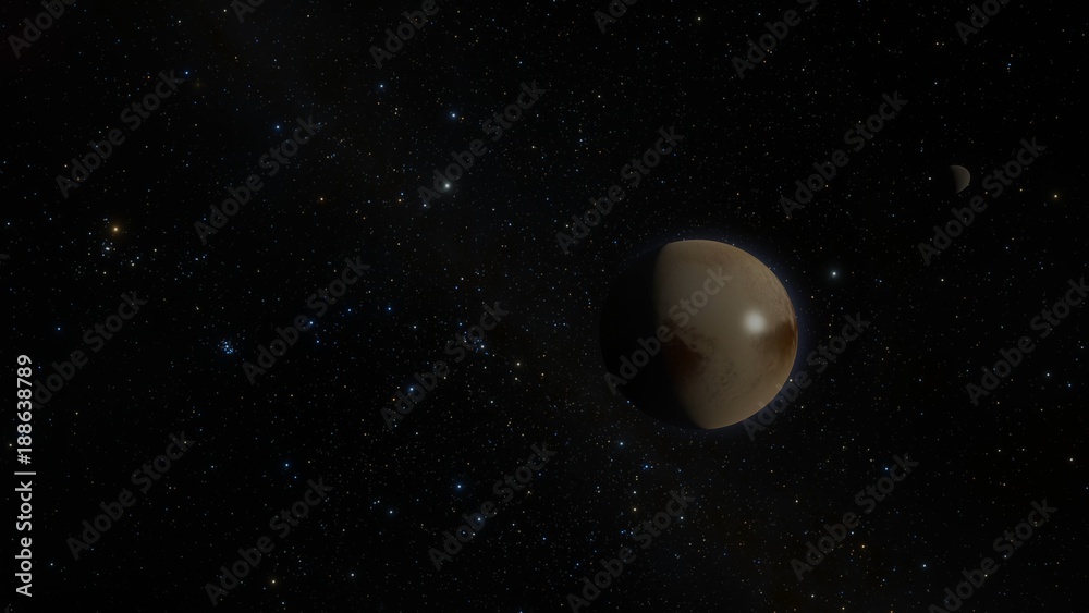 Pluto Dwarf Planet in Space Pluto Dwarf Planet in Space