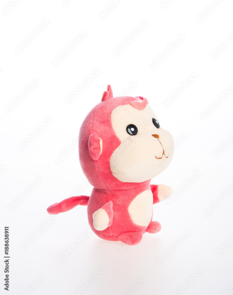 toy or monkey soft toy on the background. toy or monkey soft toy on the background.