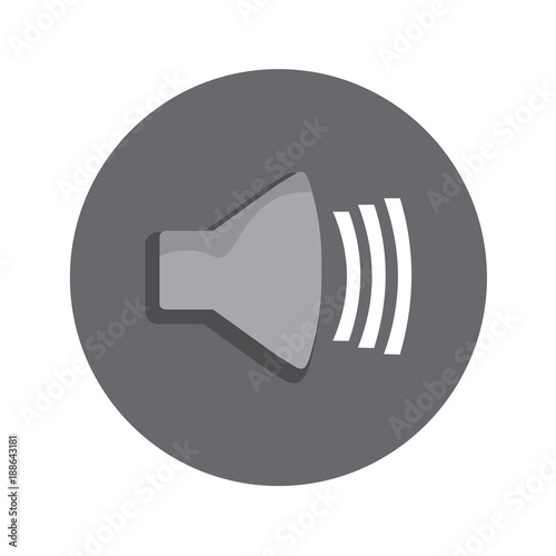 Volume Level Icon Vector Illustration Graphic