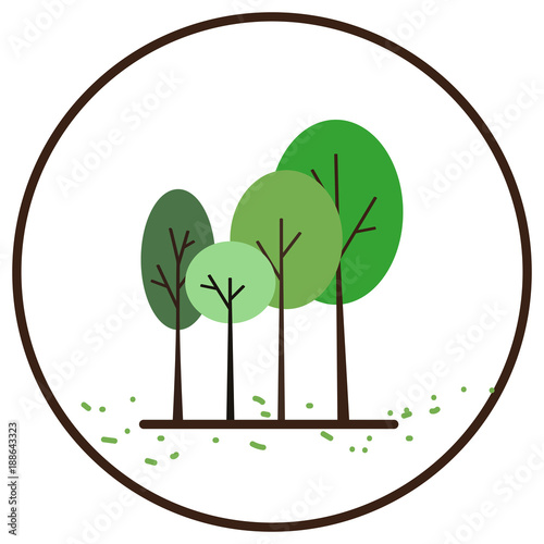 Tree icon vector illustration