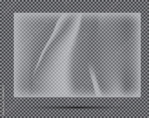 Transparent Light Polyethylene Banner.