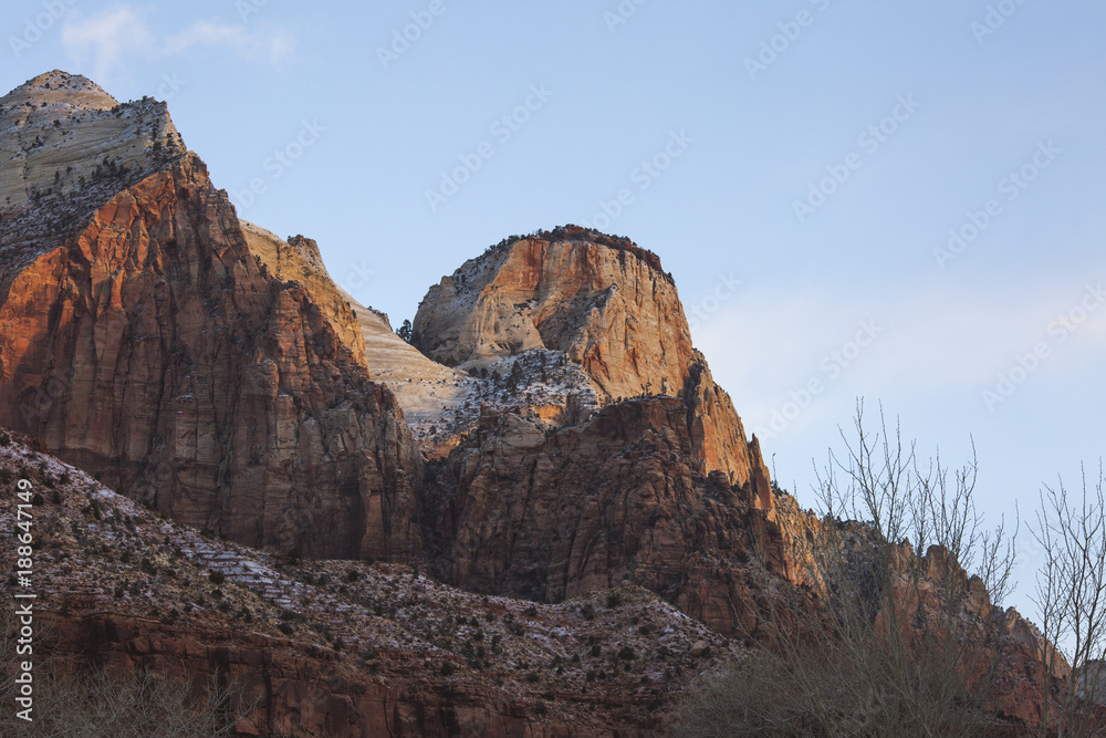 Zion Canyon Walls