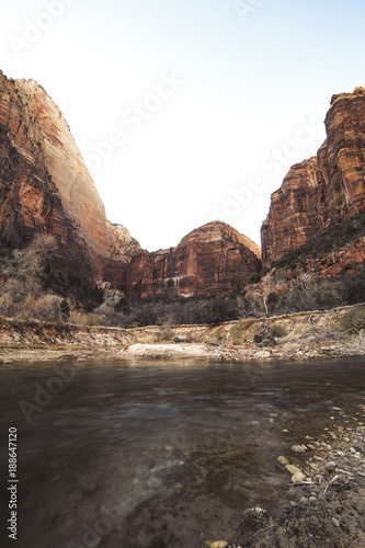 Zion Canyon and River