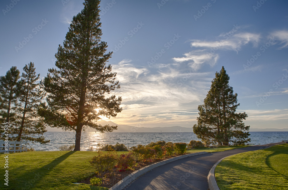 Sunset in Lake Tahoe, Edgewood Tahoe