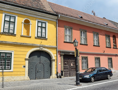Canvas Print Old buildings at Budapest, Hungary