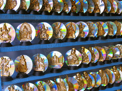 Statues of Hindu Gods for sale, Malampuzha, Kerala photo