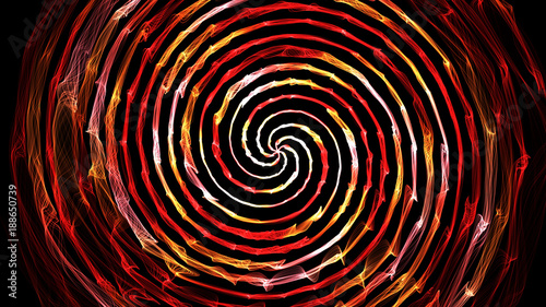 Spiral of abstract light. Beautiful art background