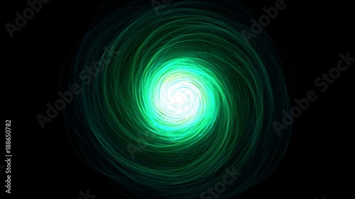 Abstract ring background with luminous backdrop.