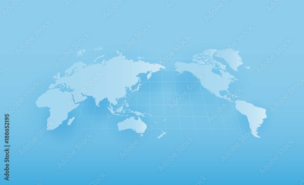 World map global warming, vector illustration